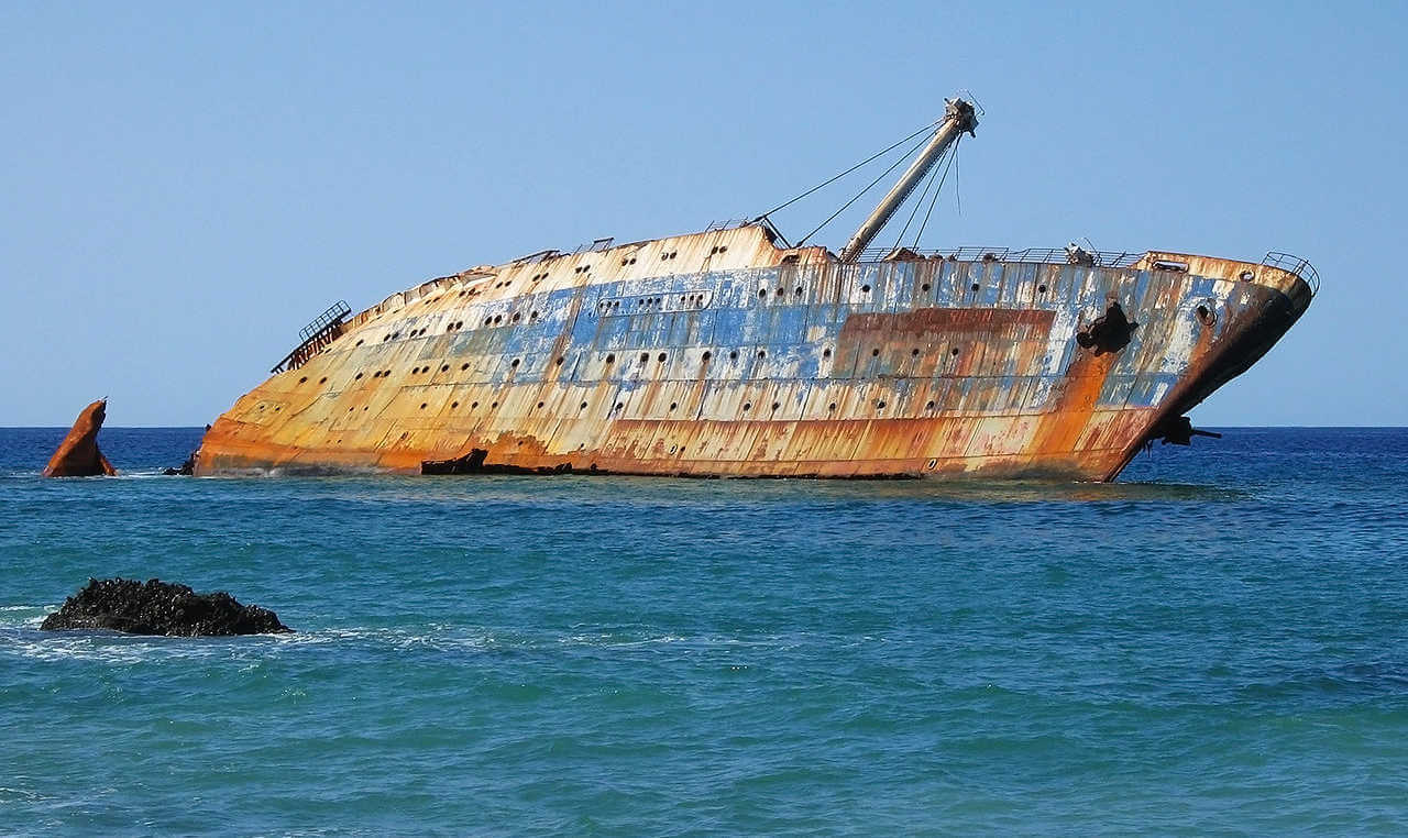 L’épave du SS America