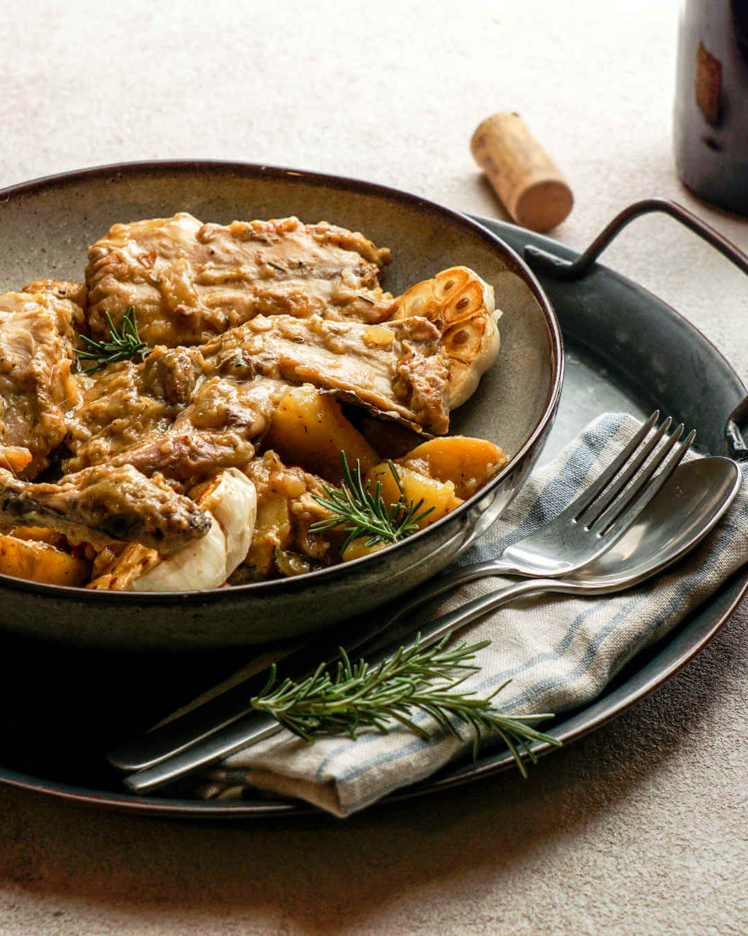 lapin-sauce-salmoreja Le lapin préparé à la sauce salmoreja