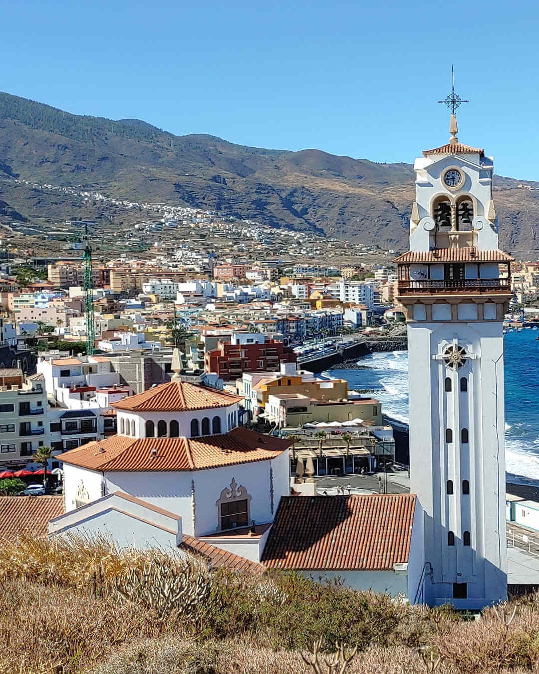 candelaria-tenerife-basilique candelaria, ville moderne et ville ancienne