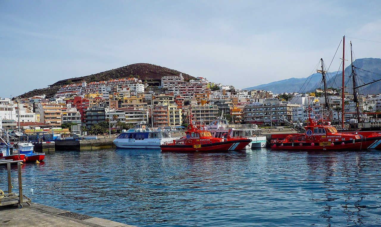 Los Cristianos 1 Los Cristianos, tenerife : bateaux dans le port