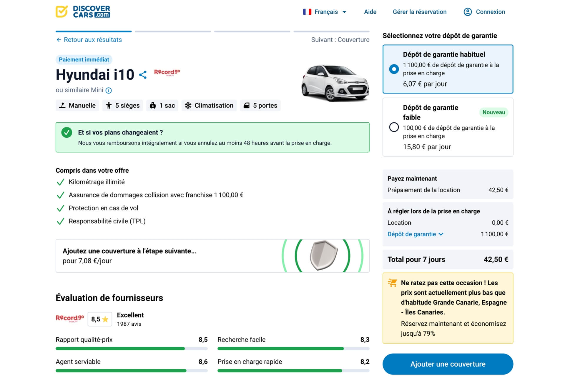 La location de voiture à Gran Canaria 4 citadine location de voiture a gran canaria